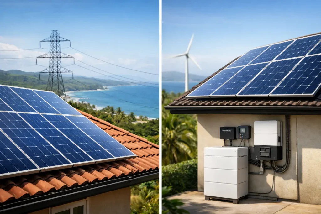 Grid Tied Versus Hybrid Solar for Nicoya