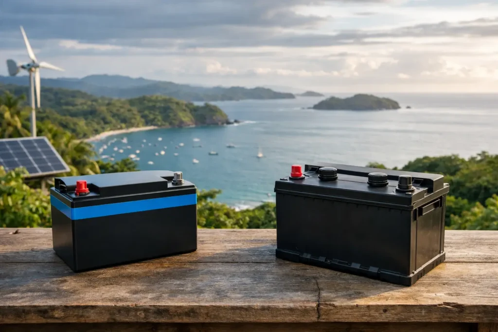 Lithium Versus Lead Acid Batteries for Nicoya
