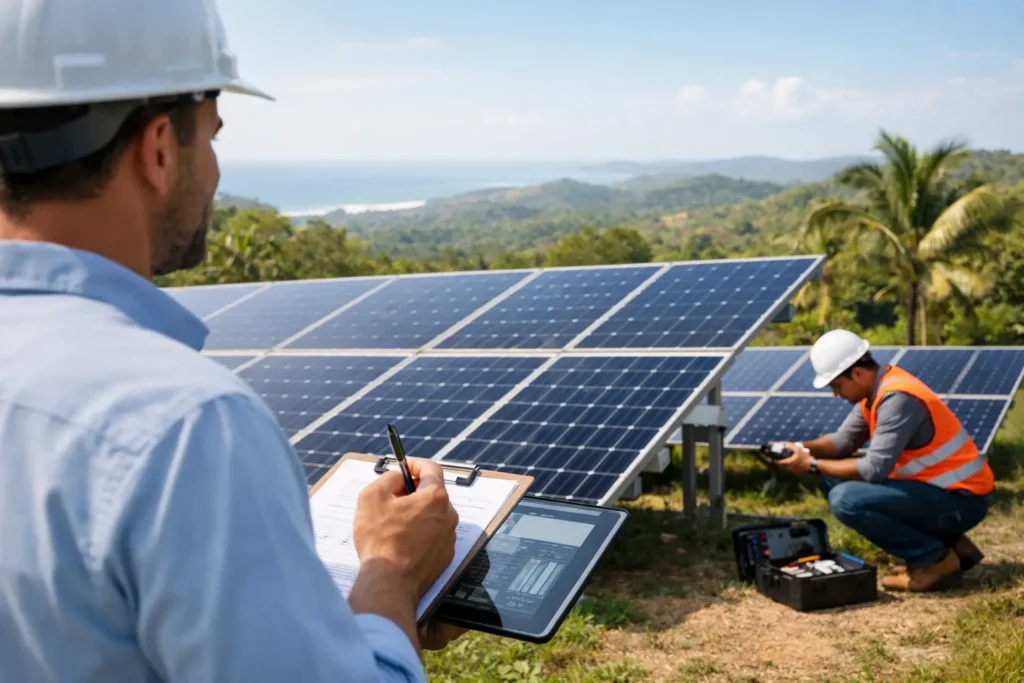 Solar Feasibility Assessment Review in Nicoya