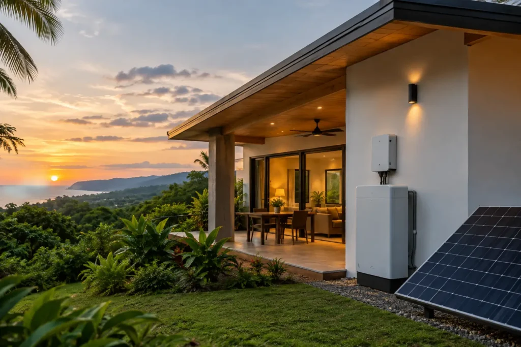 Blackout Resilience Design for Nicoya Homes