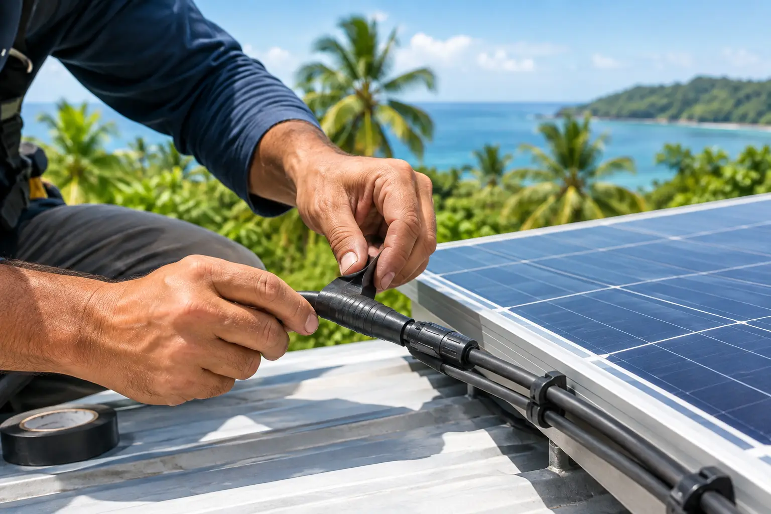 How to Waterproof Solar Wiring in Tropical Costa Rica